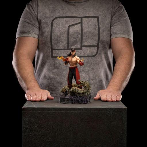 Estatua Mortal Kombat Scorpion Liu Kang  Art Scale Iron Studios 23 cm [7]