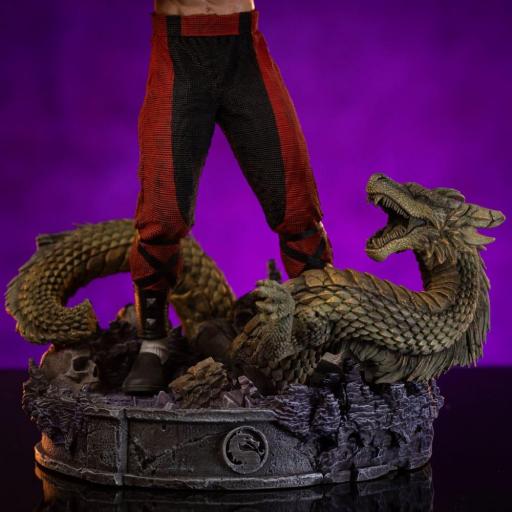 Estatua Mortal Kombat Scorpion Liu Kang  Art Scale Iron Studios 23 cm [6]
