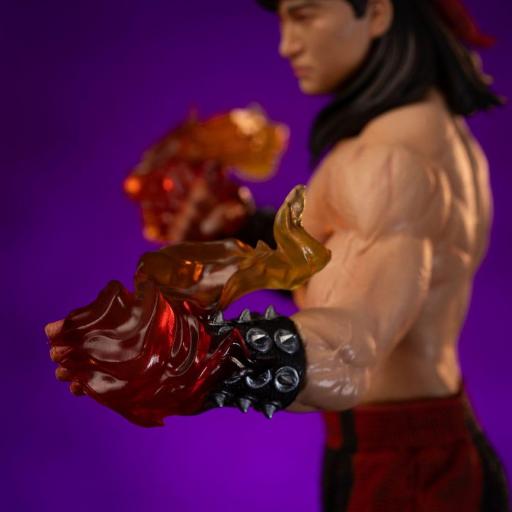 Estatua Mortal Kombat Scorpion Liu Kang  Art Scale Iron Studios 23 cm [4]