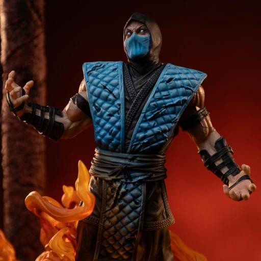 Estatua Mortal Kombat Scorpion & Sub-Zero Fatality Iron Studios 27 cm [4]