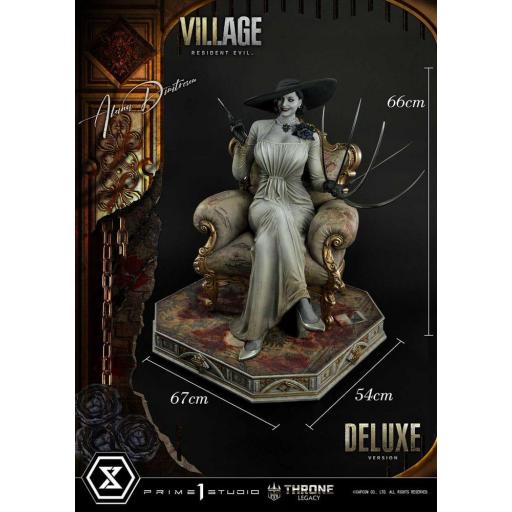 Estatua Resident Evil Village Alcina Dimitrescu Deluxe  Prime 1 Studio 66 cm