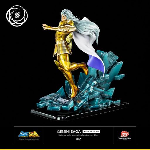 Estatua Saint Seiya Gemini Saga Ikigai Tsume 37 cm [2]