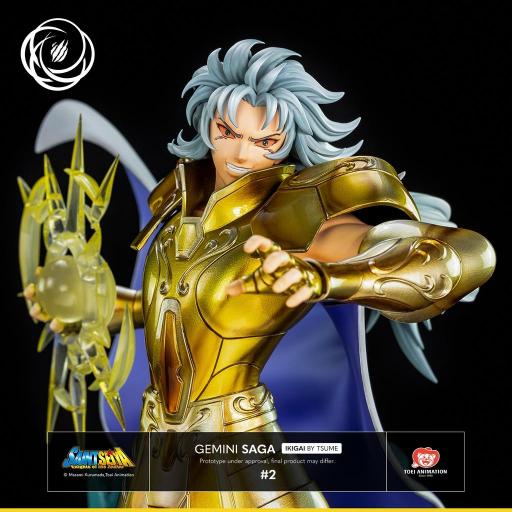 Estatua Saint Seiya Gemini Saga Ikigai Tsume 37 cm [1]