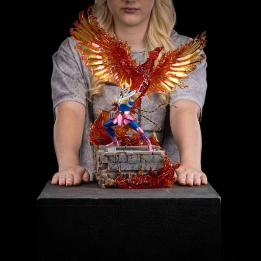 Estatua Saint Seiya Phoenix Ikki Deluxe Art Scale Iron Studios 41 cm [7]