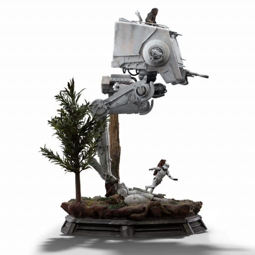 Estatua Star Wars AT-ST and Chewbacca Demi Art Scale Iron Studios 53 cm [4]
