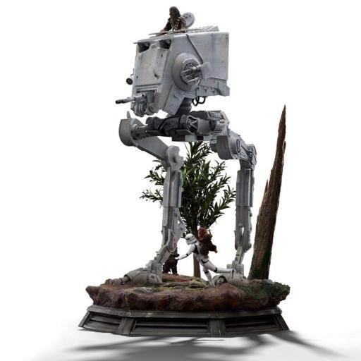 Estatua Star Wars AT-ST and Chewbacca Demi Art Scale Iron Studios 53 cm [5]