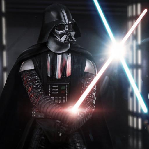 Estatua Star Wars Darth Vader Vs Obi-Wan Kenobi Iron Studios 24 cm [4]