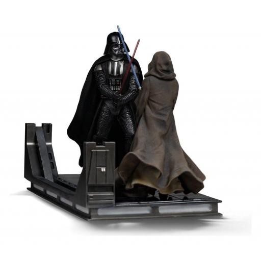 Estatua Star Wars Darth Vader Vs Obi-Wan Kenobi Iron Studios 24 cm [2]