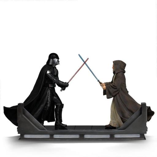 Estatua Star Wars Darth Vader Vs Obi-Wan Kenobi Iron Studios 24 cm [0]