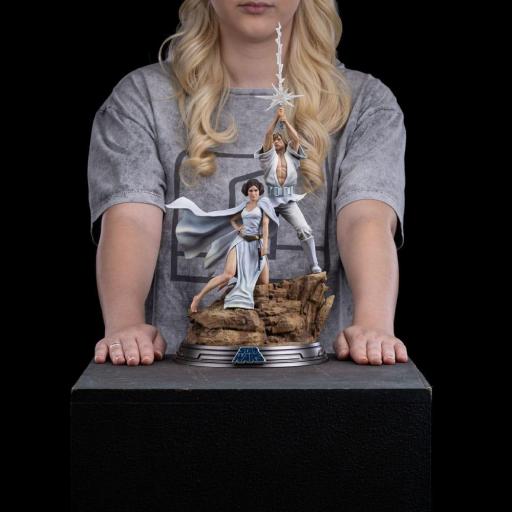 Estatua Star Wars Luke and Leia Deluxe Art Scale Iron Studios 67 cm [7]