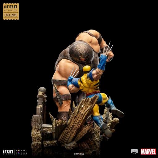 Estatua X-Men Wolverine vs Juggernaut Marvel Iron Studios 30 cm [5]