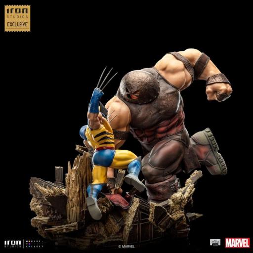 Estatua X-Men Wolverine vs Juggernaut Marvel Iron Studios 30 cm [4]