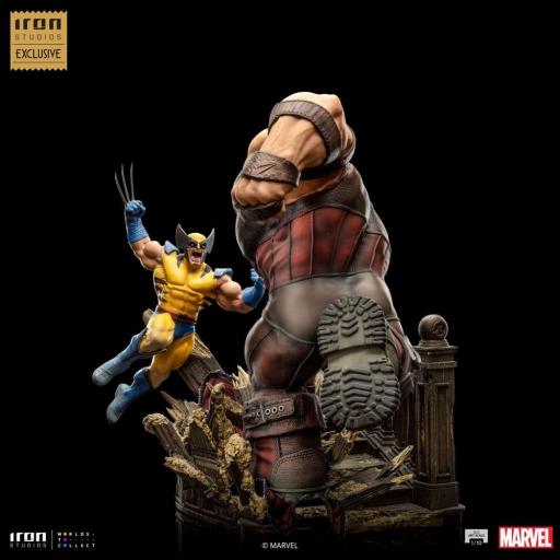 Estatua X-Men Wolverine vs Juggernaut Marvel Iron Studios 30 cm [3]