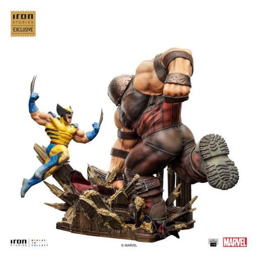 Estatua X-Men Wolverine vs Juggernaut Marvel Iron Studios 30 cm [0]