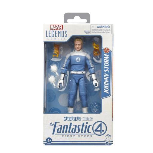 Figura 4 Fantásticos Johnny Storm Marvel Legends Hasbro 15 cm