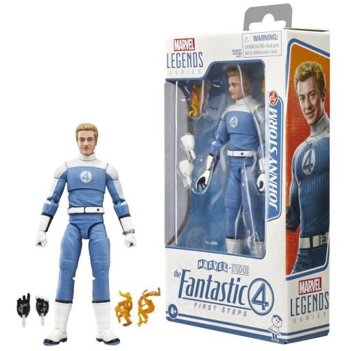 Figura 4 Fantásticos Johnny Storm Marvel Legends Hasbro 15 cm [6]