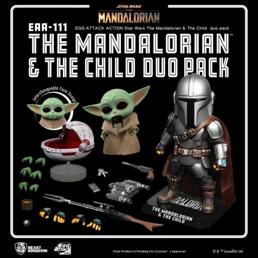 Figura Articulada Egg Attack Action The Mandalorian 7-17 cm [1]