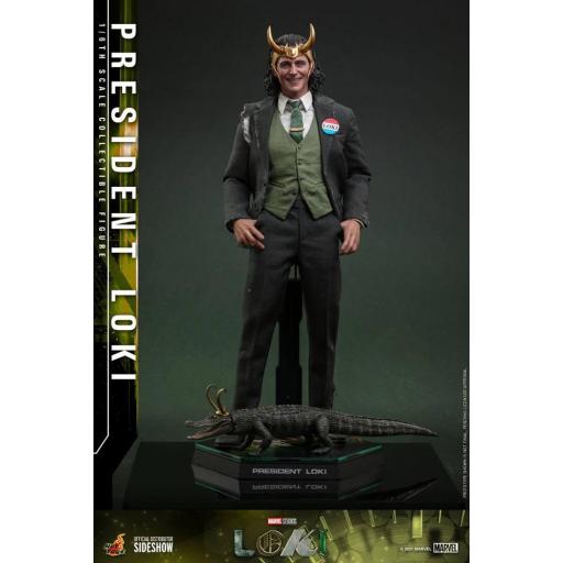 Figura Articulada Hot Toys Marvel Loki: President Loki 31 cm [4]