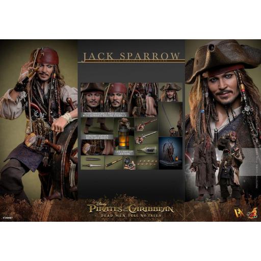 Figura Articulada Hot Toys Piratas del Caribe La venganza de Salazar Jack Sparrow 30 cm [3]