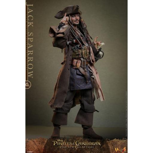 Figura Articulada Hot Toys Piratas del Caribe La venganza de Salazar Jack Sparrow 30 cm [1]