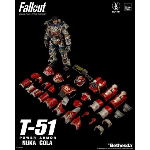 Figura Articulada ThreeZero Fallout T-51 Nuka Cola Power Armor 37 cm [2]
