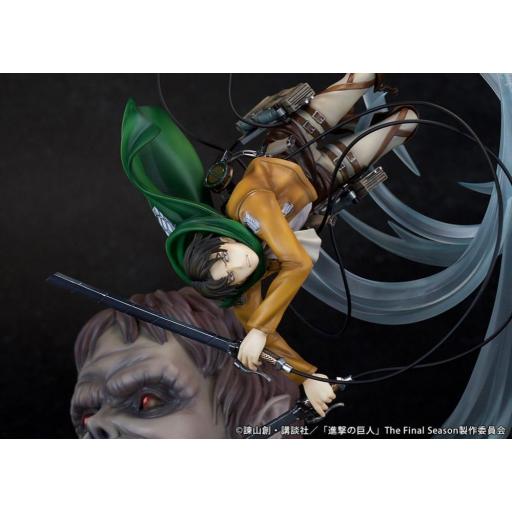 Figura Attack on Titan Levi vs Beast Titan Ver. Proof 28 cm [5]
