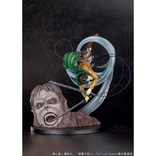 Figura Attack on Titan Levi vs Beast Titan Ver. Proof 28 cm [6]