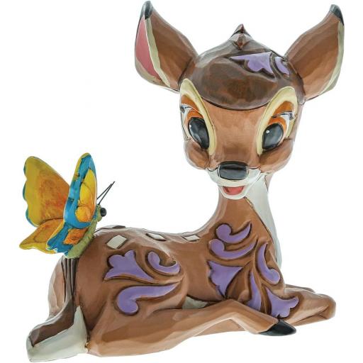 Figura Bambi Tumbado Jim Shore Disney Traditions Enesco 8 cm [1]