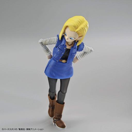 Figura Bandai Hobby kit montaje Dragon Ball Z Android 18 PKG Renewal  15 cm [3]
