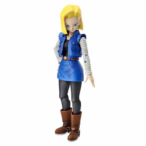 Figura Bandai Hobby kit montaje Dragon Ball Z Android 18 PKG Renewal  15 cm