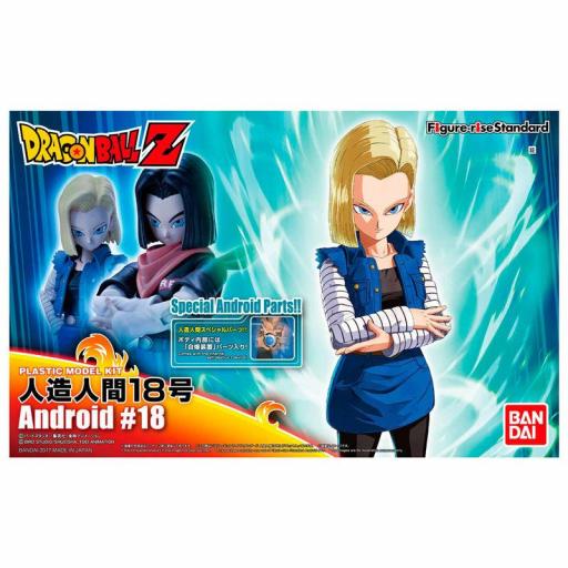 Figura Bandai Hobby kit montaje Dragon Ball Z Android 18 PKG Renewal  15 cm [5]
