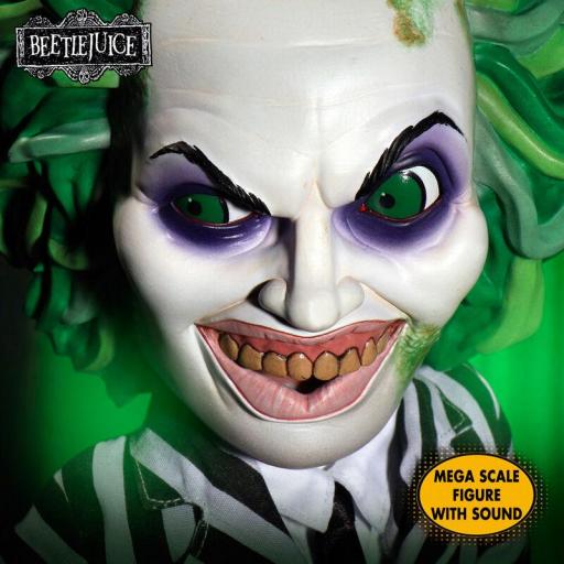 Figura Beetlejuice con sonido Mega Scale Mezco Toyz 38 cm [2]