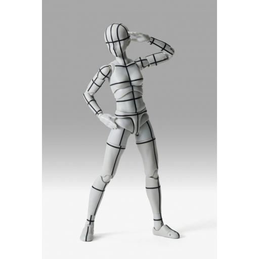 Figura Body-Chan Sports Edition Wire Frame (Gray Color Ver.) S.H. Figuarts 15 cm