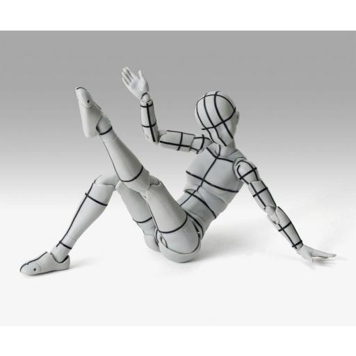 Figura Body-Chan Sports Edition Wire Frame (Gray Color Ver.) S.H. Figuarts 15 cm [2]