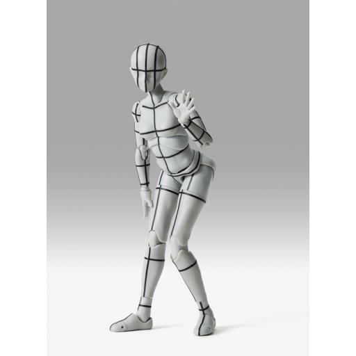 Figura Body-Chan Sports Edition Wire Frame (Gray Color Ver.) S.H. Figuarts 15 cm [4]