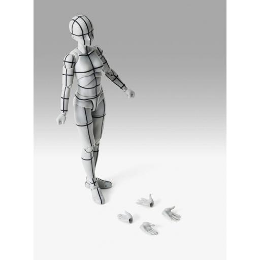 Figura Body-Chan Sports Edition Wire Frame (Gray Color Ver.) S.H. Figuarts 15 cm [6]