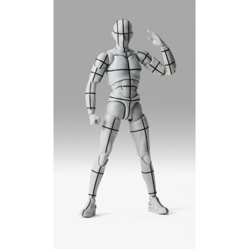Figura Body-Kun Sports Edition Wire Frame (Gray Color Ver.) S.H. Figuarts 15 cm [0]