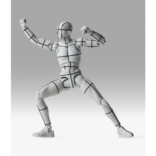 Figura Body-Kun Sports Edition Wire Frame (Gray Color Ver.) S.H. Figuarts 15 cm [1]