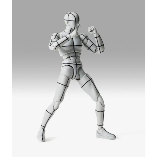 Figura Body-Kun Sports Edition Wire Frame (Gray Color Ver.) S.H. Figuarts 15 cm [3]