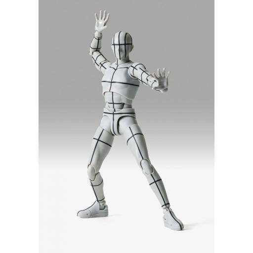 Figura Body-Kun Sports Edition Wire Frame (Gray Color Ver.) S.H. Figuarts 15 cm [5]