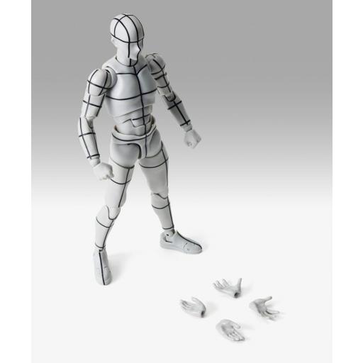 Figura Body-Kun Sports Edition Wire Frame (Gray Color Ver.) S.H. Figuarts 15 cm [6]
