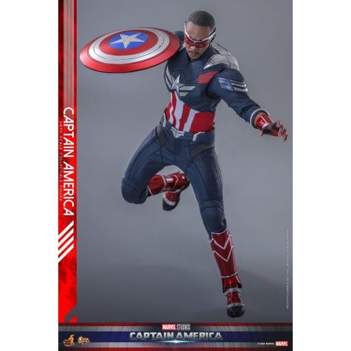 Figura Capitan America Brave New World Movie Hot Toys 30 cm [2]