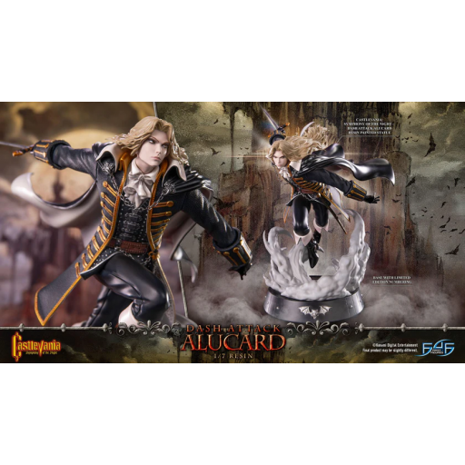 Figura Castlevania Symphony of the Night Dash Attack Alucard First 4 Figures 30 cm