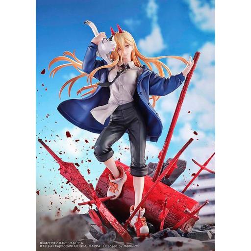 Figura Chainsaw Man Power y Meowy Sega 28 cm [0]