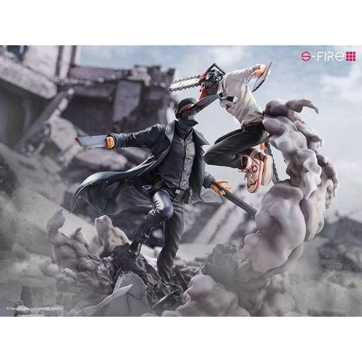 Figura Chainsaw Man vs. Samurai Sword Super Situation S-Fire Sega 26 cm [1]