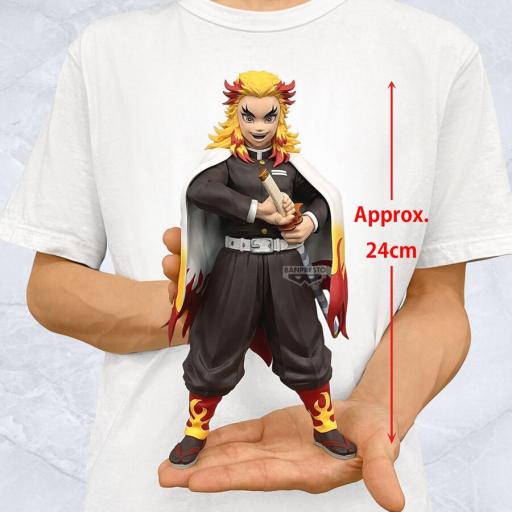 Figura Demon Slayer Kimetsu No Yaiba Kyojuro Rengoku Grandista Banpresto 24 cm [3]