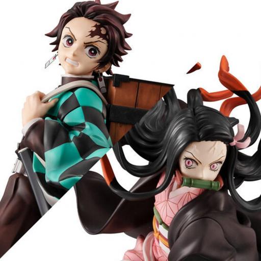 Figura Demon Slayer Kimetsu No Yaiba Tanjiro & Nezuko G.E.M Megahouse 17 cm [2]