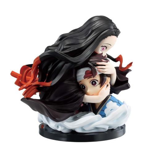 Figura Demon Slayer Nezuko y Tanjiro Kamado Ichibansho Banpresto 15 cm [1]
