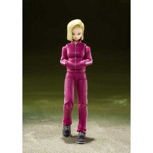 Figura Dragon Ball Super Androide 18 SH Figuarts 14 cm [3]