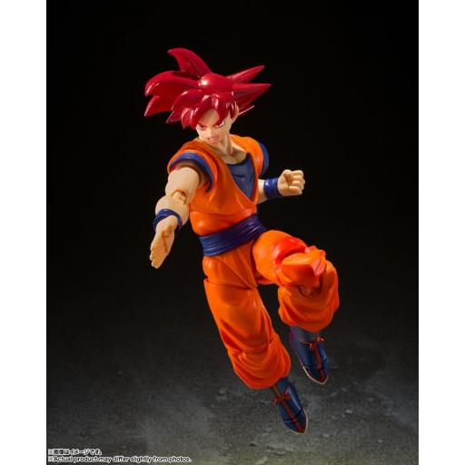 Figura Dragon Ball Super Son Goku Super Saiyan God  SH Figuarts 14 cm [1]